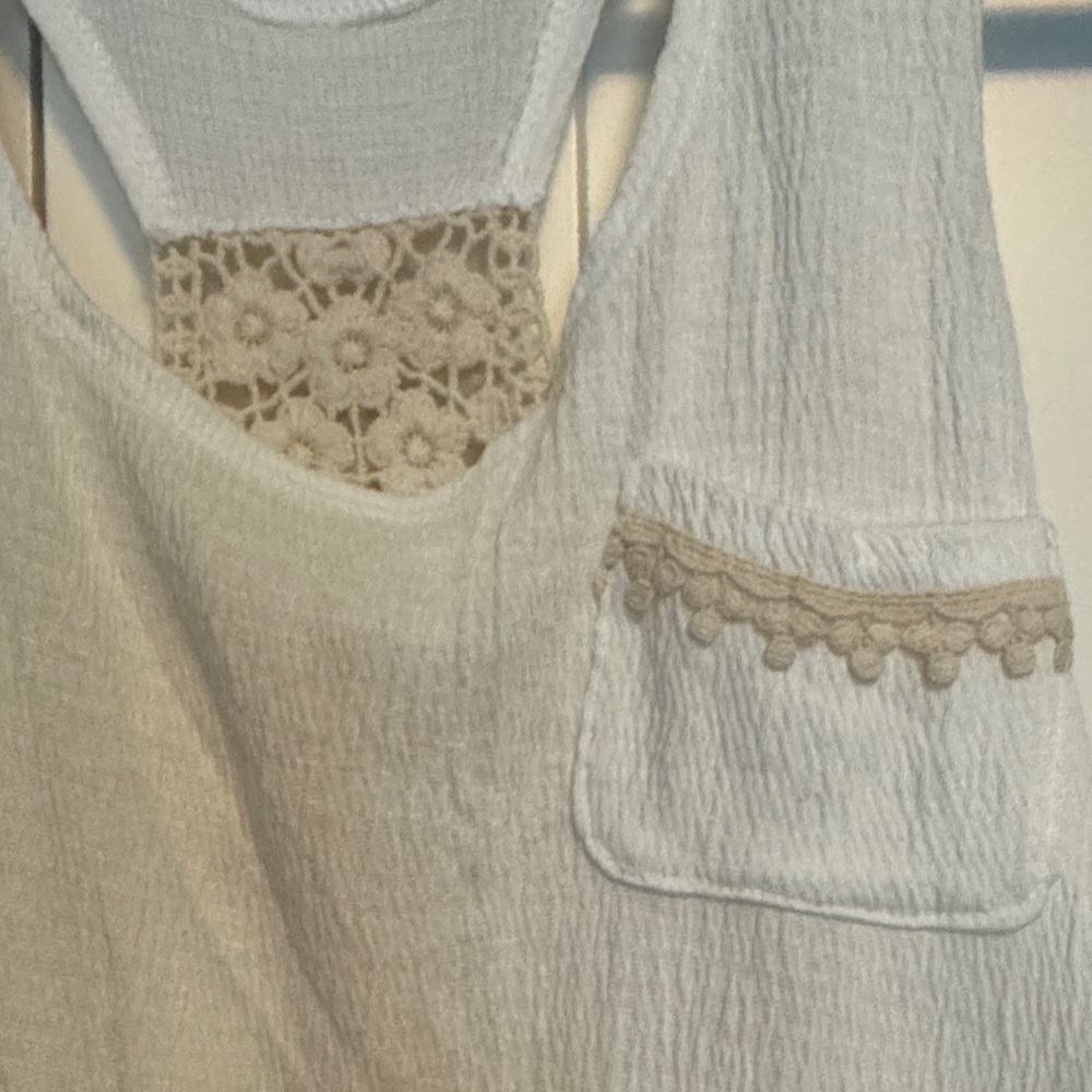 Lucky Brand Swimwear White Cover Up - Picture 4 of 5